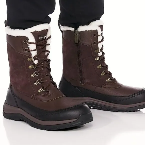 new  Koolaburra by UGG men’s Rostin waterproof snow boot with faux fur lining