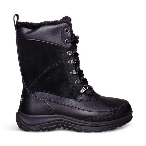 new  Koolaburra by UGG men’s Rostin waterproof snow boot with faux fur lining