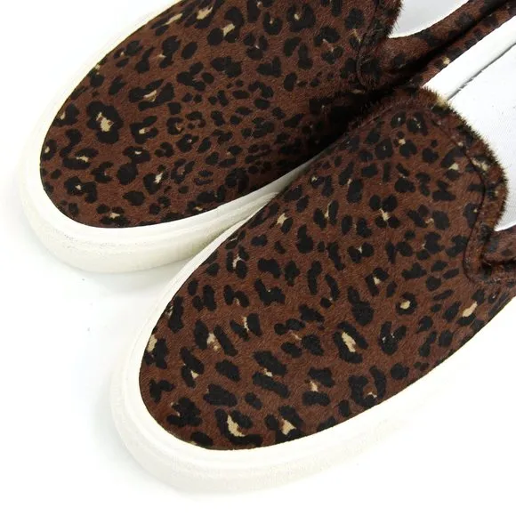 NEW Madewell Sidewalk Painted Leopard Calf Hair 8M
