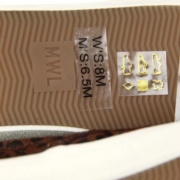 NEW Madewell Sidewalk Painted Leopard Calf Hair 8M