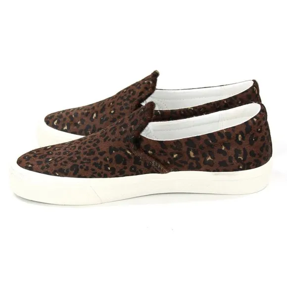 NEW Madewell Sidewalk Painted Leopard Calf Hair 8M