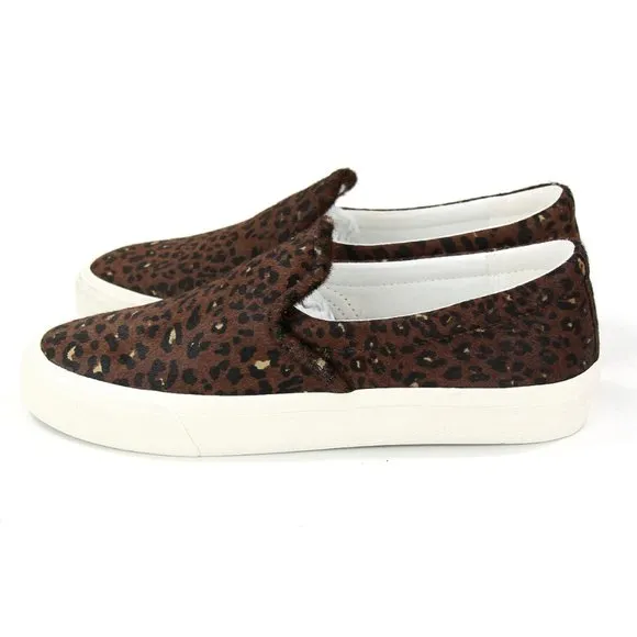 NEW Madewell Sidewalk Painted Leopard Calf Hair 8M