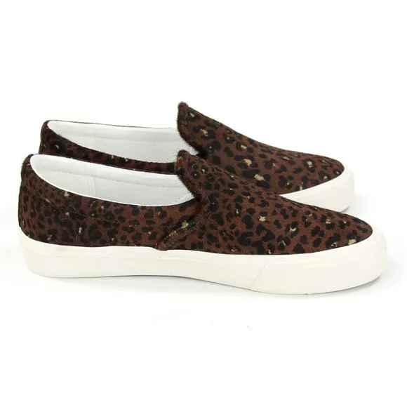 NEW Madewell Sidewalk Painted Leopard Calf Hair 8M