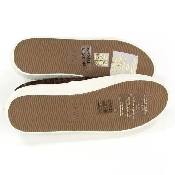 NEW Madewell Sidewalk Painted Leopard Calf Hair 8M