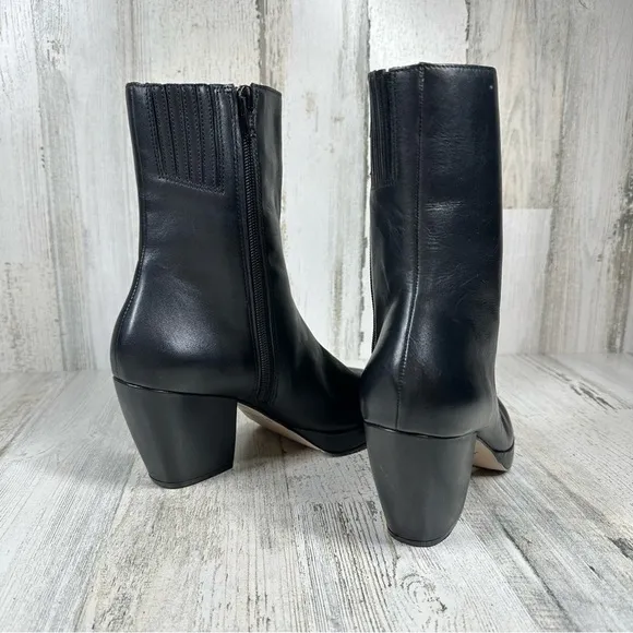 NEW Matisse Hendrix Black Leather Pointy Toe Ankle Boots #4