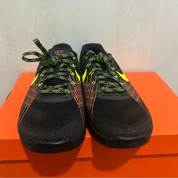 New Nike Metcon DSX Flyknit Mens Size 7.5 Black  Running Shoes Sneakers