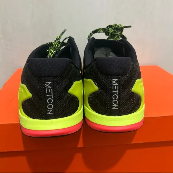 New Nike Metcon DSX Flyknit Mens Size 7.5 Black  Running Shoes Sneakers