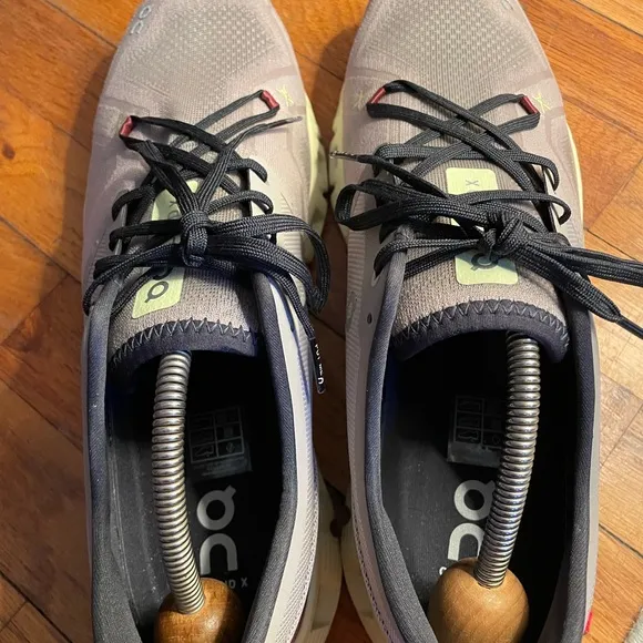 New ON CLOUD X 3 RUNNING SHOES FOG HAY MENS Size 12.5