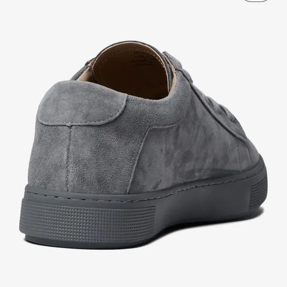 NEW Propet Men's Gray Kenji Casual Sneakers 100% Real Leather Size 10M
