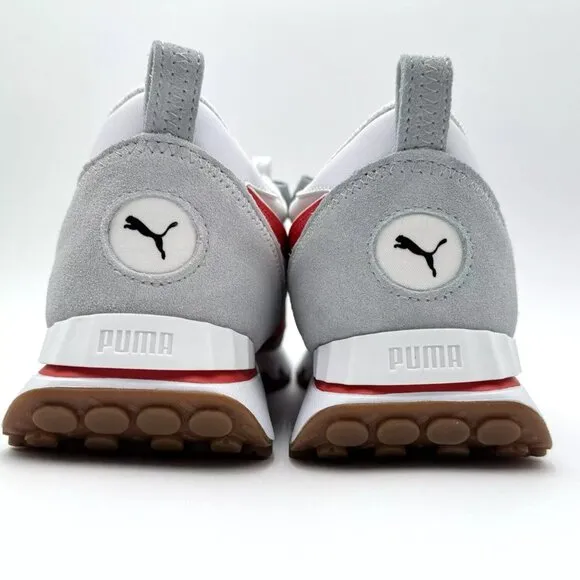 NEW Puma Rider Fv Essential Lace Up Men's Size 11.5 Sneakers Casual White Gray