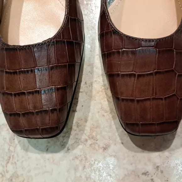 New Ron White Weatherproof Flats Brown 8.5 Excellent Quality Shoes Made In Italy