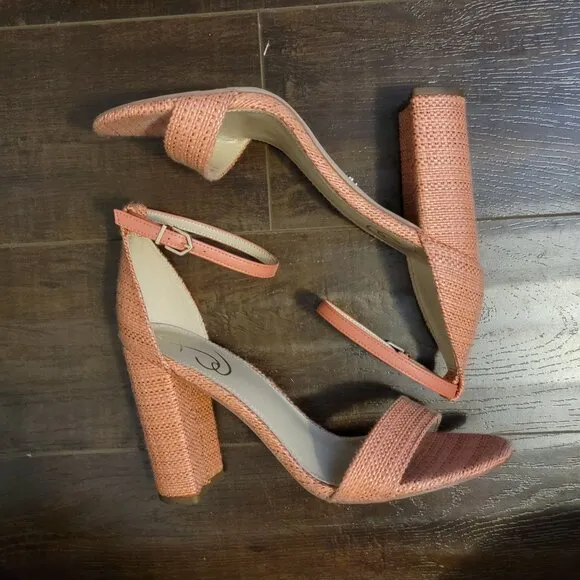 NEW Sam Edelman Yaro Sandals Womens 9.5 Stucco Pink Summer Chic Elevated