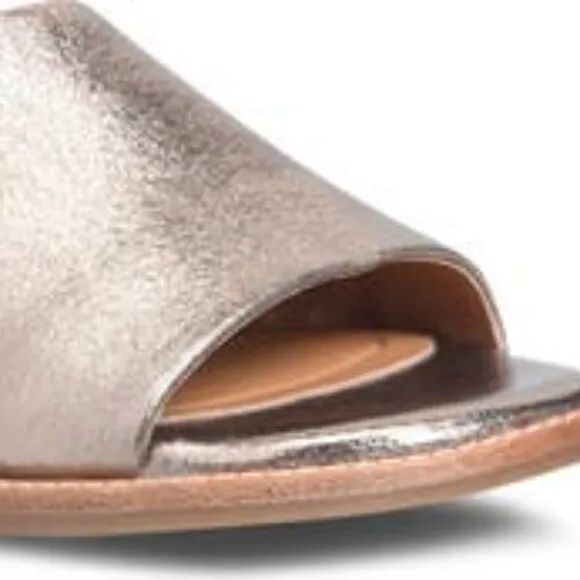 NEW SOFFT Leather Noble Comfort Slide Sandals bronze 254 3M7