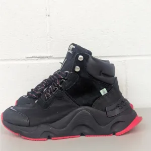 New Sorel kinetic Rngd black red waterproof snow caribou boot conquest  Sz 5