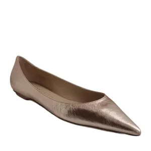 NEW STUART WEITZMAN women's emilia metallic sandals in gold