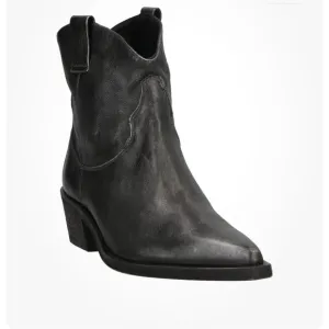 New TOSCA BLU Leather Burnished Metallic Ankle Boots US 7
