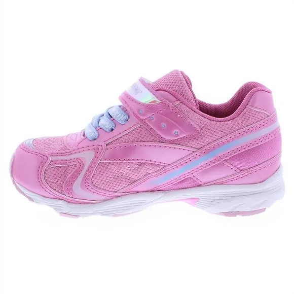 NEW TSUKIHOSHI girl's glitz shoes in pink/blue