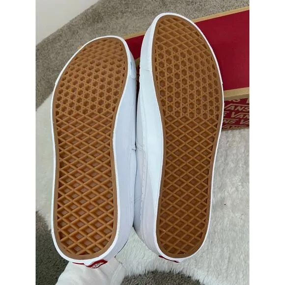 New Vans Authentic Lux Leather Shoes Size 10