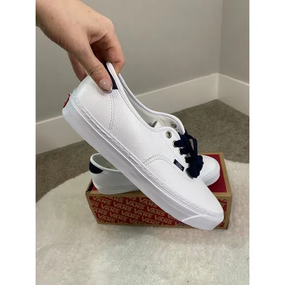 New Vans Authentic Lux Leather Shoes Size 10