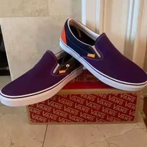 New Vans shoes 11.5 slip on Retro Color block