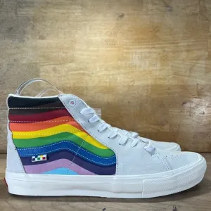 NEW Vans Sk8 Hi Pride SUEDE Rainbow Mens Size 12 Shoes Sneakers Multicolor