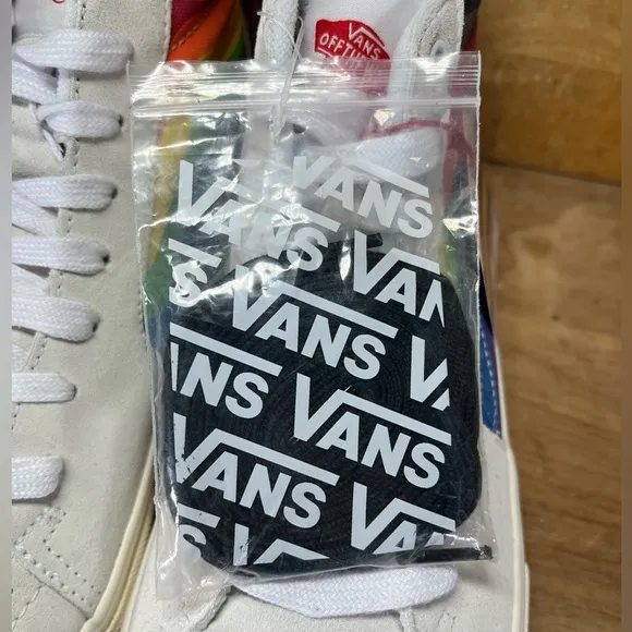 NEW Vans Sk8 Hi Pride SUEDE Rainbow Mens Size 12 Shoes Sneakers Multicolor