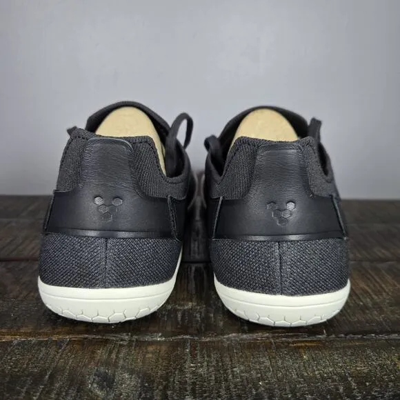 NEW Vivobarefoot Primus Asana III Mens Size 9 Barefoot Sneakers Leather Obsidian