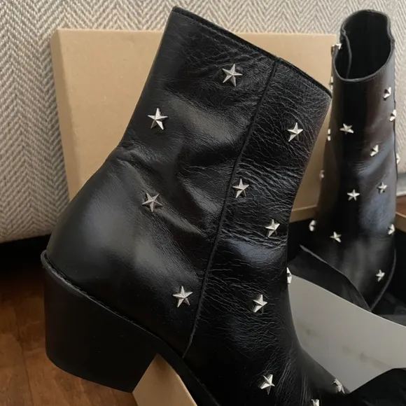 New with Tag Zadig &amp; Voltaire black ankle boots