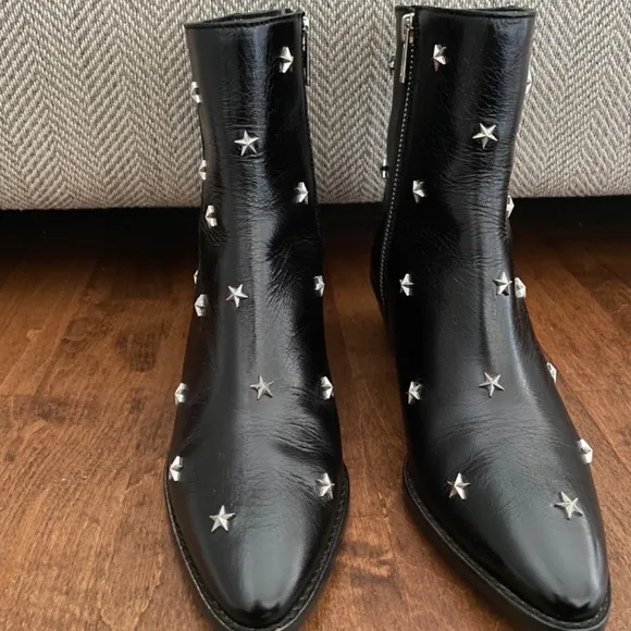 New with Tag Zadig &amp; Voltaire black ankle boots