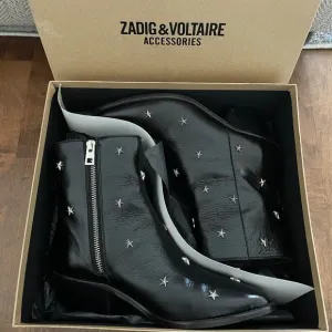 New with Tag Zadig &amp; Voltaire black ankle boots