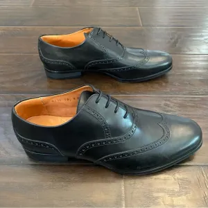 New Without Box Wolf &amp; Shepherd Mens Black Leather Upper Lace Up Shoes 3 sizes