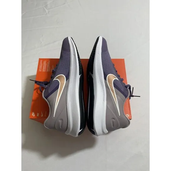 New Youth Size 7Y Purple Nike Star Runner 3 (GS) Running Shoes DA2776 501