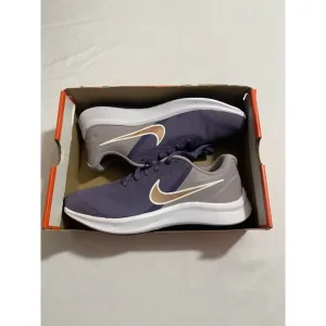 New Youth Size 7Y Purple Nike Star Runner 3 (GS) Running Shoes DA2776 501