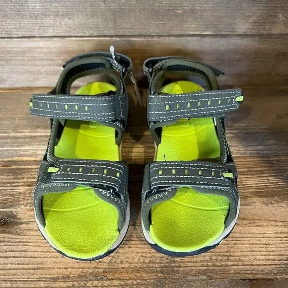 New Childrens‎ Merrell Gray Sandals Strappy Open Toe Comfort Sandals Size 11 C