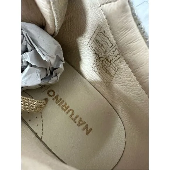 NEW NATURINO GIRL'S DORD ZIP SUEDE FASHION SHOES, PLATINUM
