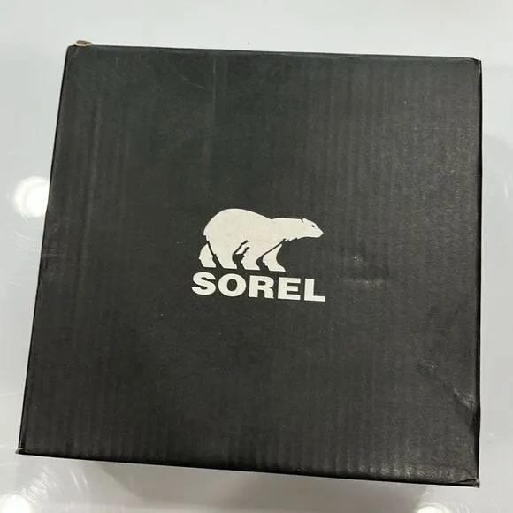 New Sorel toddler boots winter snow waterproof black white unisex 4