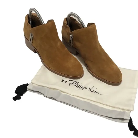 NIB 3.1 Phillip Lim Alexa Suede Leather Ankle Boots