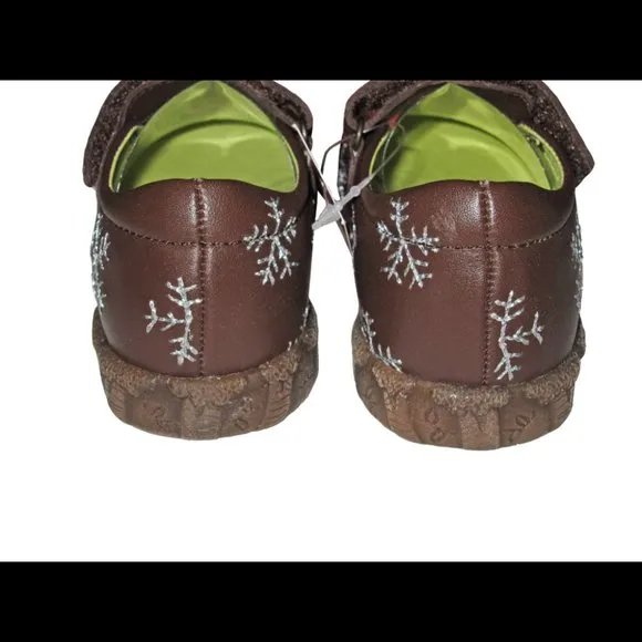 NIB Garvalin Leather Mary Jane Shoes, sz 26 (9.5 US)