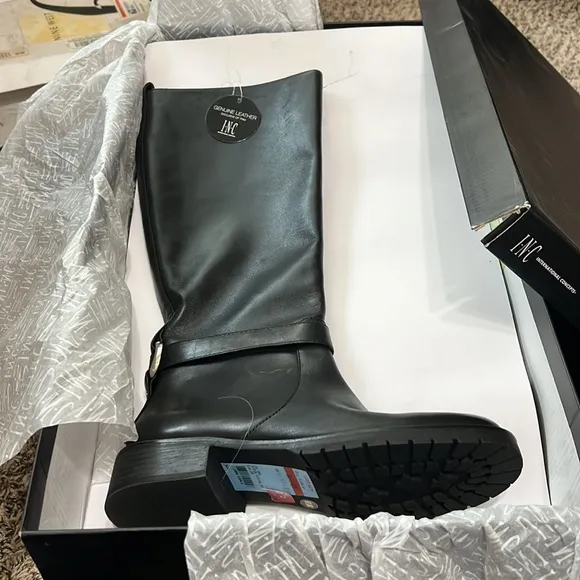 NIB INC Womens Mireya L Leather Tall Knee-High Boots | Size 6
