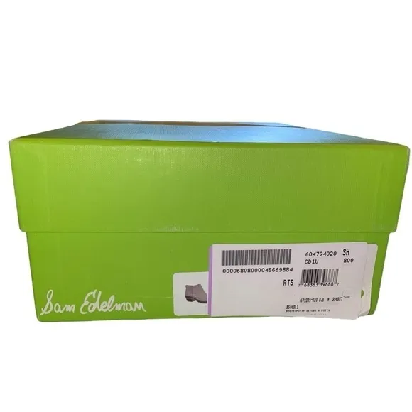 NIB Sam Edelman Suede Pryce Bootie Putty Gray Brand New in Box Size 8.5