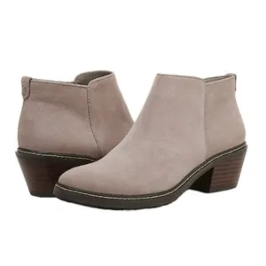 NIB Sam Edelman Suede Pryce Bootie Putty Gray Brand New in Box Size 8.5