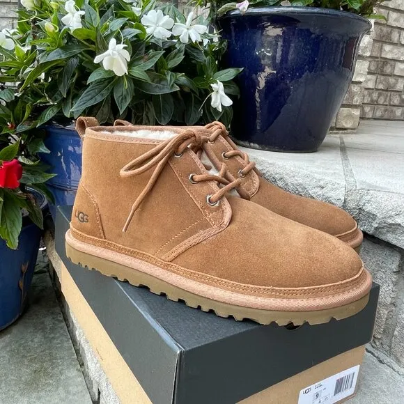 NIB UGG NEUMEL 9 MEN'S SUEDE BOOT CHUKKA SHOES NEW