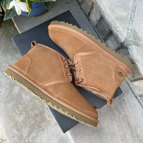 NIB UGG NEUMEL 9 MEN'S SUEDE BOOT CHUKKA SHOES NEW