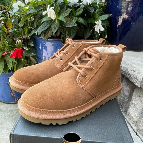 NIB UGG NEUMEL 9 MEN'S SUEDE BOOT CHUKKA SHOES NEW