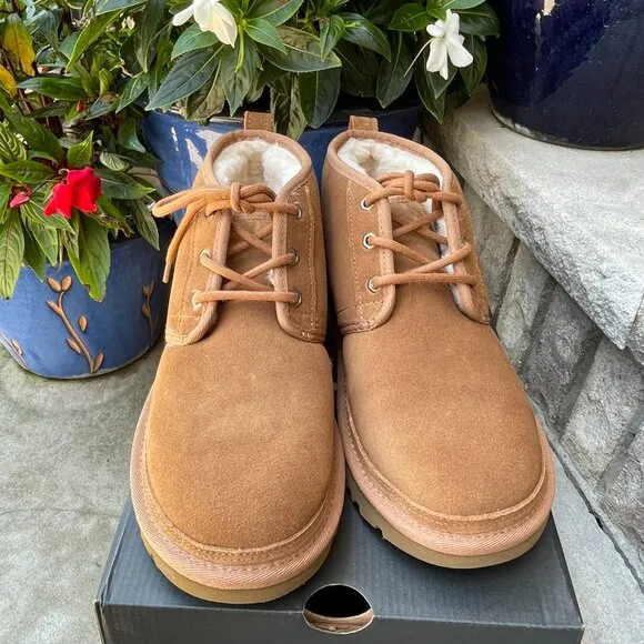 NIB UGG NEUMEL 9 MEN'S SUEDE BOOT CHUKKA SHOES NEW