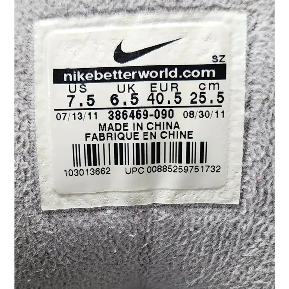 Nike ACG Woodside Matte Gray Silver Men's 7.5 Duck Boots 386469-090 Snow Winter