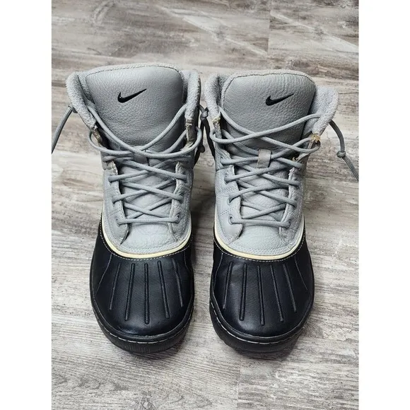 Nike ACG Woodside Matte Gray Silver Men's 7.5 Duck Boots 386469-090 Snow Winter