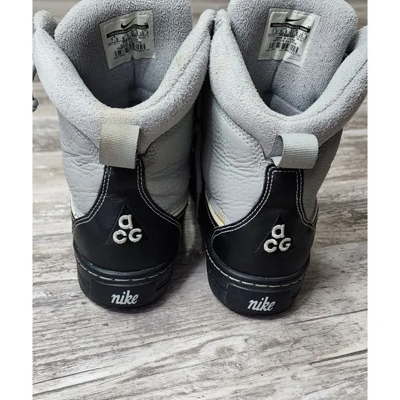 Nike ACG Woodside Matte Gray Silver Men's 7.5 Duck Boots 386469-090 Snow Winter