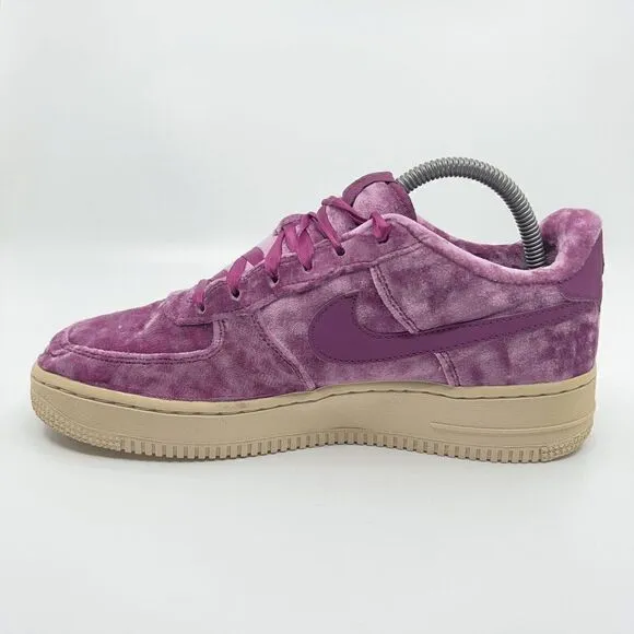 Nike Air Force 1 LV8 Youth Size 7 Velvet Purple Suede Sneakers Shoes 849345-601