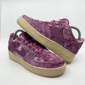 Nike Air Force 1 LV8 Youth Size 7 Velvet Purple Suede Sneakers Shoes 849345-601